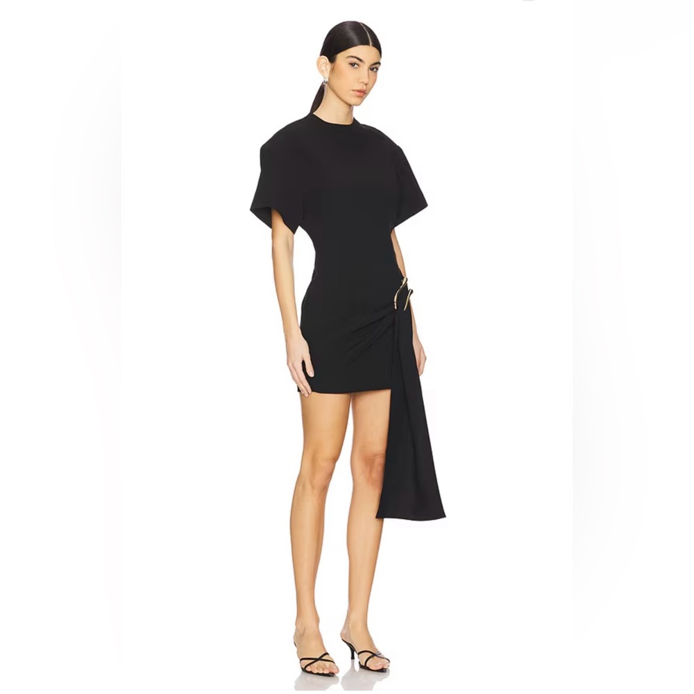 Lioness/Revolve Elegant Black Mini Dress - Picture 2 of 8